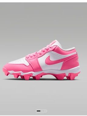 Jordan 1 Low Little/Big Kids' Multi Sport Cleats Pink